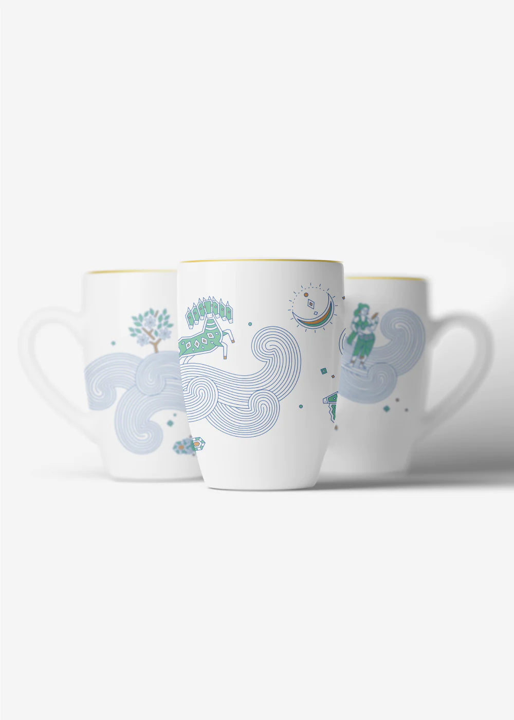 Siblings Joy: Rakhi Gift Hamper with Elegant Porcelain Mug for Bhai/ Brother