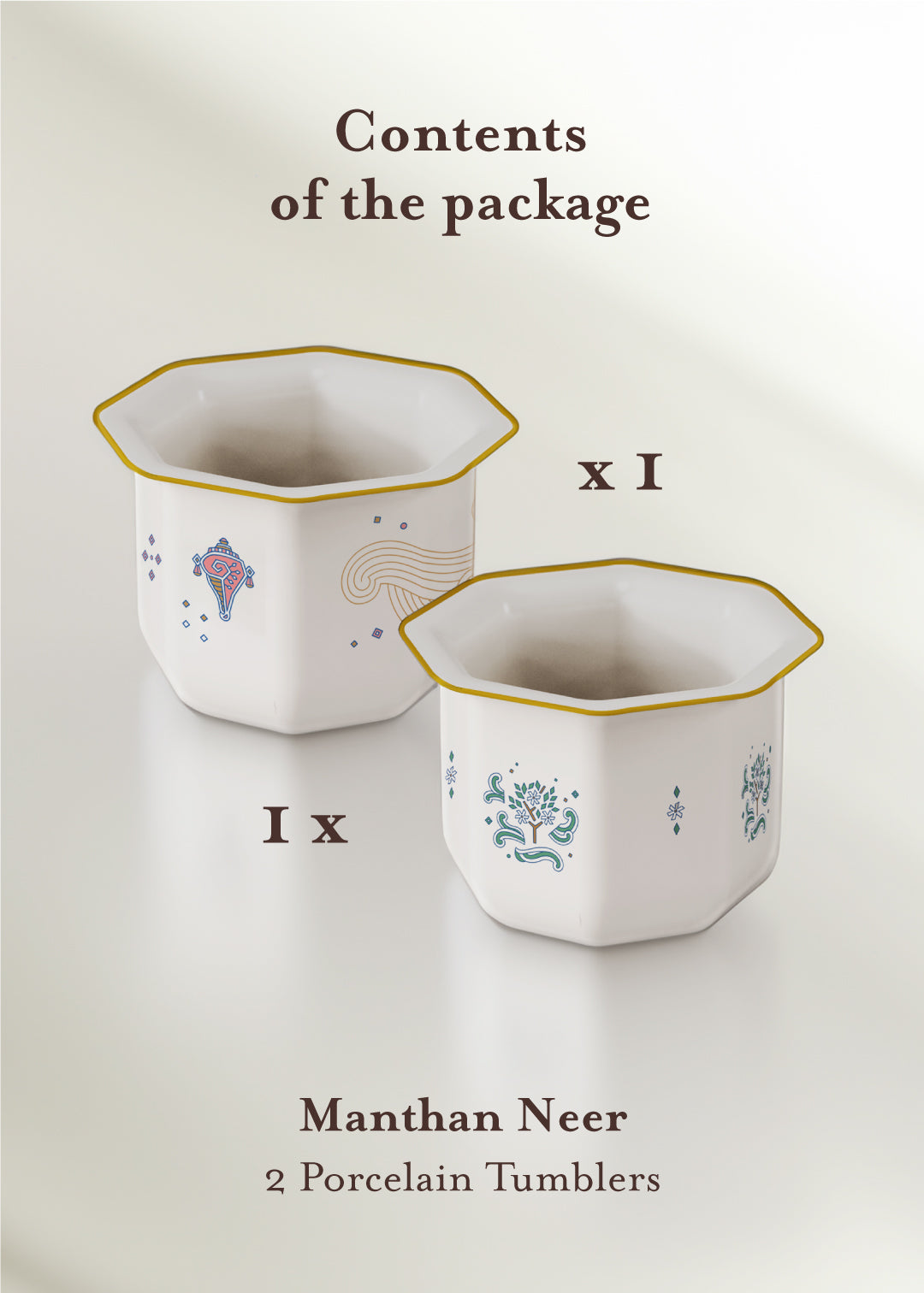 Manthan Neer Porcelain Tumbler