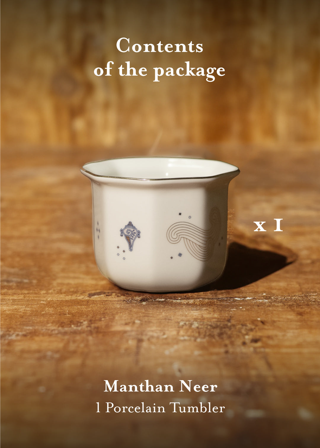 Manthan Neer Porcelain Tumbler