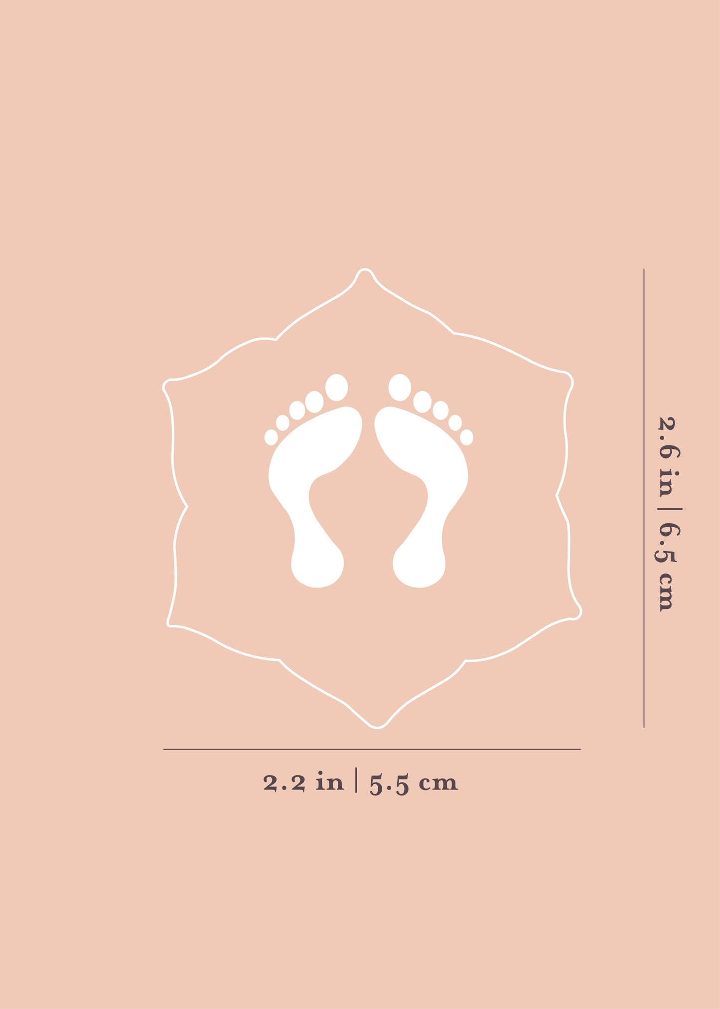 Lakshmi Paduka Design Size