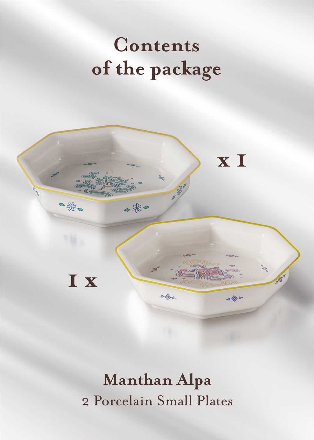 Manthan Alpa Porcelain Small Plate