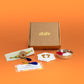 Blissful Ties: Rakhi Gift Hamper with Alluring Porcelain Lakshmi Charan