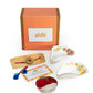 Soulful Surprise: Rakhi Gift Hamper with Exquisite Porcelain Diyas