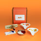 Soulful Surprise: Rakhi Gift Hamper with Exquisite Porcelain Diyas