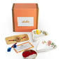 Soulful Surprise: Rakhi Gift Hamper with Exquisite Porcelain Diyas