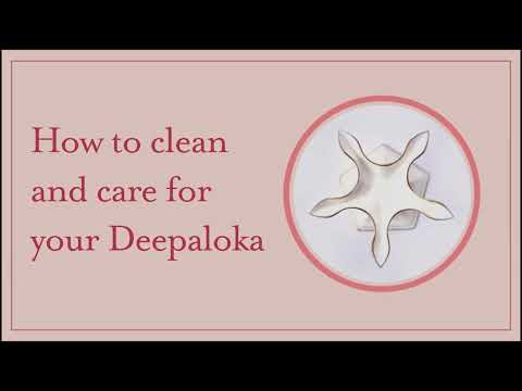 Deepaloka Diya Cleaning Procedure